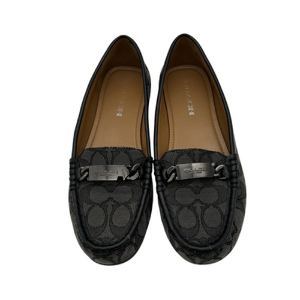 Coach Black and Gray Loafers